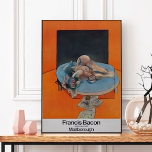 Francis Bacon- Vintage exhibition poster - wall decor