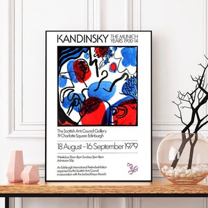 Kandinsky exhibition - canvas poster - wall decor