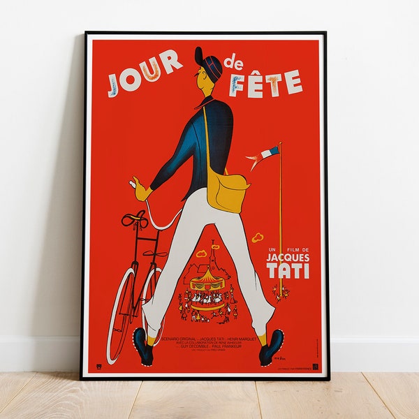 Cinema- Jour de fete-poster van Jacques Tati