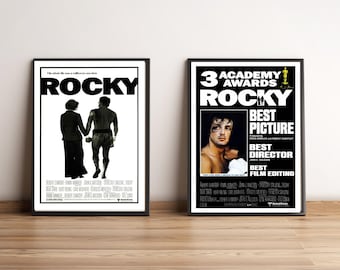 Movie poster-Rocky Cinema Poster- Digital Download – Instant Wall Art