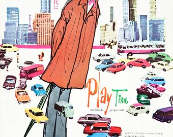 シネマ - ジャック・タチ作『プレイタイム』日本映画ポスター