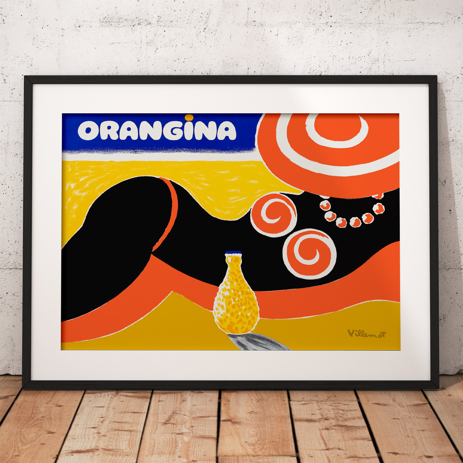 Orangina Poster - Etsy
