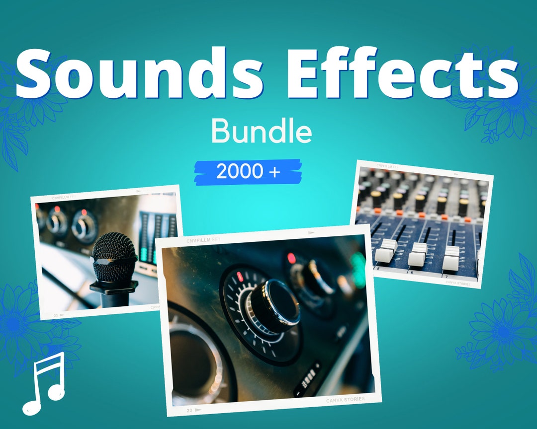 Sounds Effect Bundle Big Sounds Effect Pack 2000 Sounds Etsy