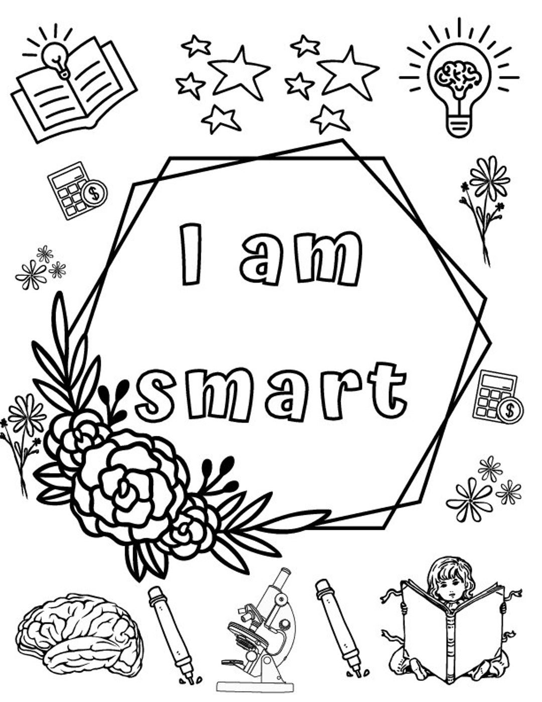 Affirmation Coloring Pages