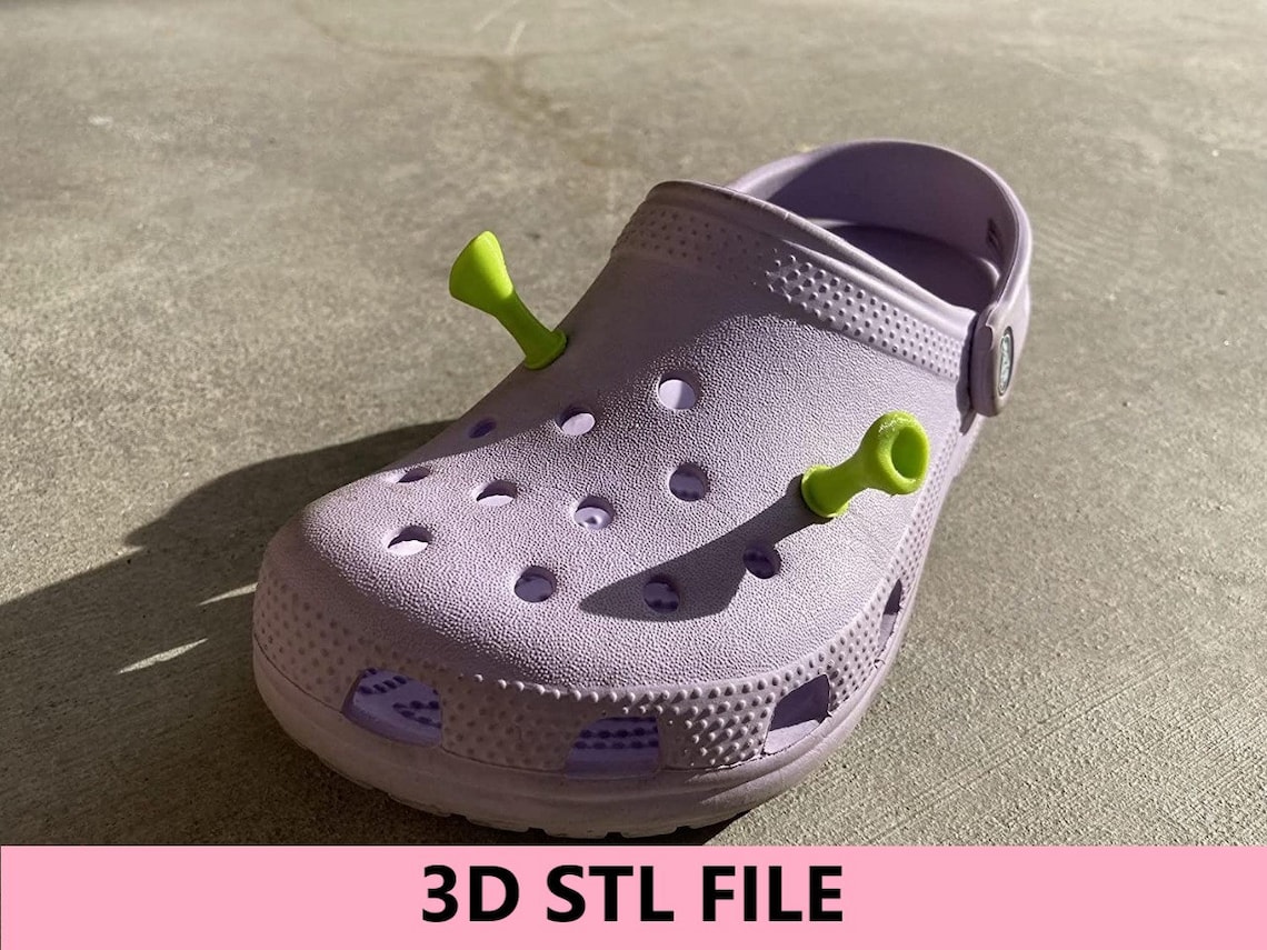 Shrek Ears Croc 3D STL File Cartoon Dreamworks Funny | Etsy