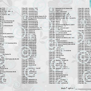 Printable One-year Chronological Bible Reading Plan | Letter & A4 ...