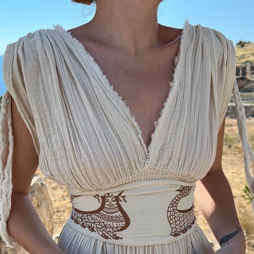 Greek Goddess Dress. Grecian Dress. Boho Summer Dress. Organic - Etsy