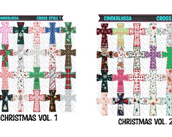 Cross Style 1: Christmas, Western, Stained Glass Flowers Silicone Mold, Aroma Bead Molds, Car Freshener Mold, Premium Cardstock Images