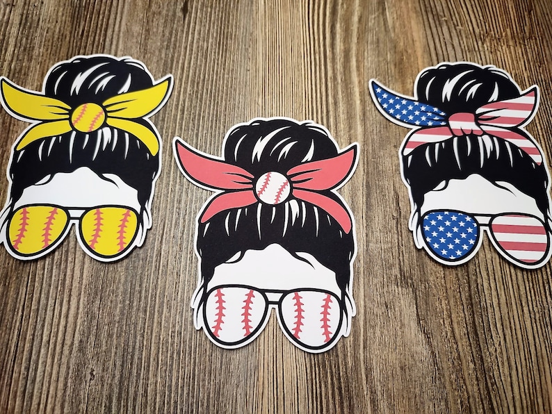 Messy Bun Girl/Glasses: Buffalo Plaid, Dentist, Leopard, Tie Dye Silicone Mold, Aroma Bead Molds, Car Freshie Mold, Premium Cardstock Images image 8
