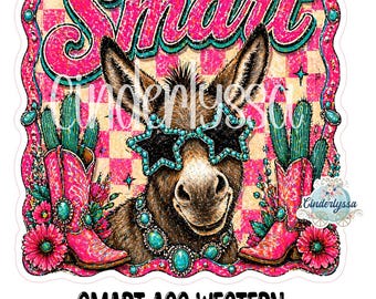 Smart Ass Turquoise Donkey Cardstock Silicone Mold, Aroma Bead Molds, Premium Cardstock Images