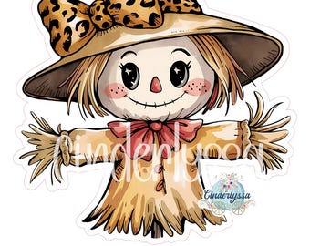 Leopard Print Bow Scarecrow Cardstock Silicone Mold, Aroma Bead Molds, Premium Cardstock Images