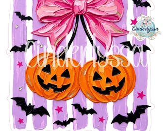 Brushstroke Halloween Pumpkin Cherries Cardstock Silicone Mold, Aroma Bead Molds, Premium Cardstock Images