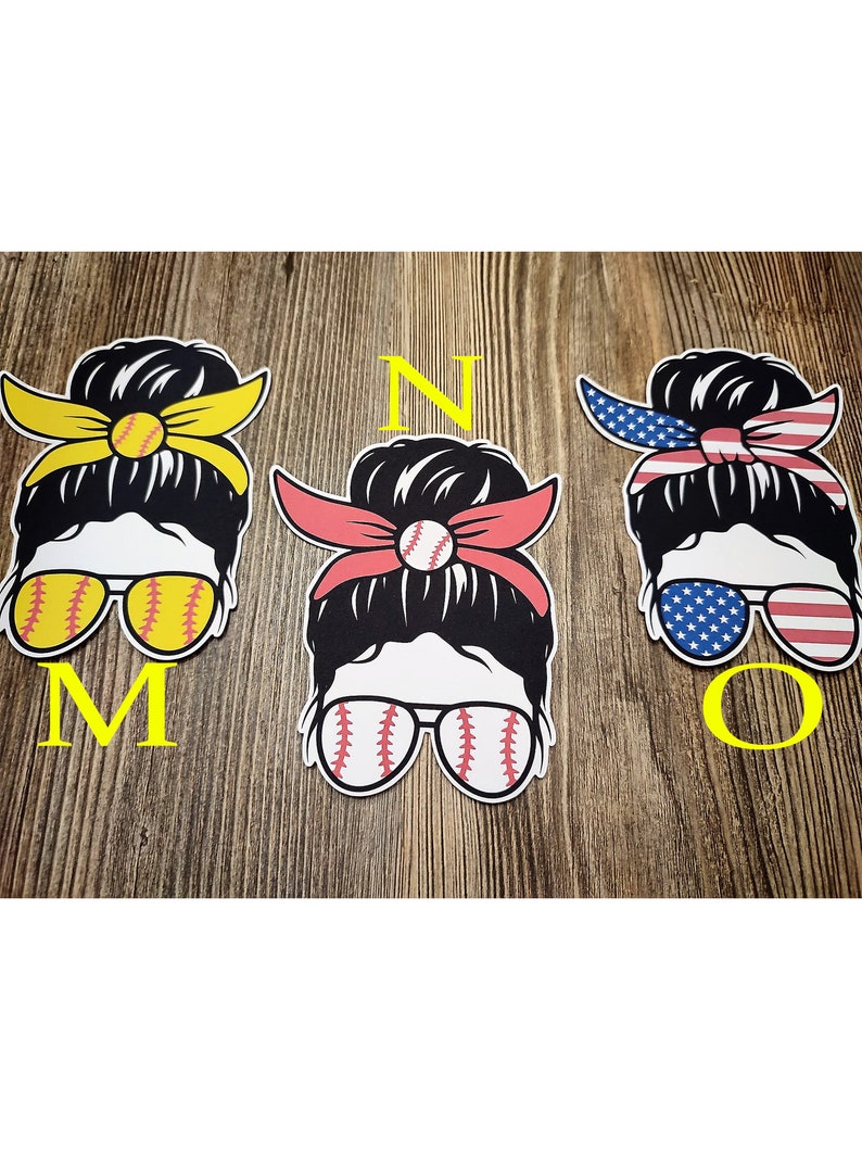 Messy Bun Girl/Glasses: Buffalo Plaid, Dentist, Leopard, Tie Dye Silicone Mold, Aroma Bead Molds, Car Freshie Mold, Premium Cardstock Images image 5