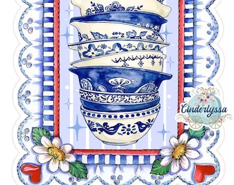 Vintage Thrifted Pyrex Cardstock Silicone Mold, Aroma Bead Molds, Premium Cardstock Images