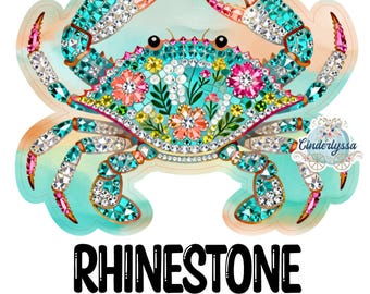 Rhinestone Floral Crab Cardstock Silicone Mold, Aroma Bead Molds, Premium Cardstock Images