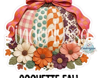 Coquette Fall Pumpkin Cardstock Silicone Mold, Aroma Bead Molds, Premium Cardstock Images