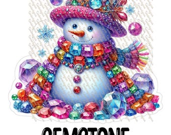 Gemstone Snowman Cardstock Silicone Mold, Aroma Bead Molds, Car Freshies, Premium Cardstock Images