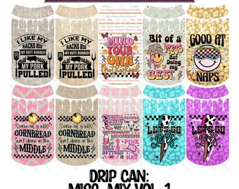 Drip Can - Misc. Mix Vol. 1 Silicone Mold, Aroma Bead Molds, Car Freshener Mold, Premium Cardstock Images