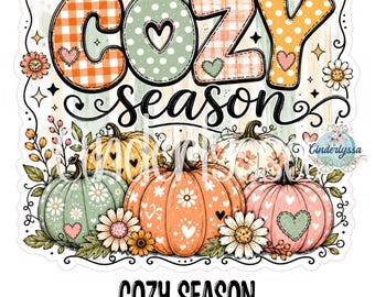 Cozy Season Pumpkins Fall Pastel Cardstock Silicone Mold, Aroma Bead Molds, Car Freshies, Premium Cardstock Images