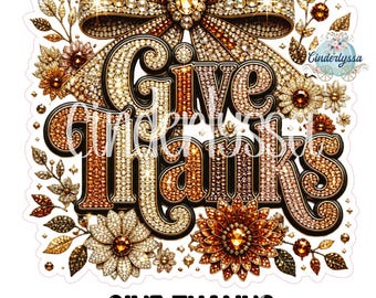 Give Thanks Rhinestone Floral Cardstock Silicone Mold, Aroma Bead Molds, Premium Cardstock Images