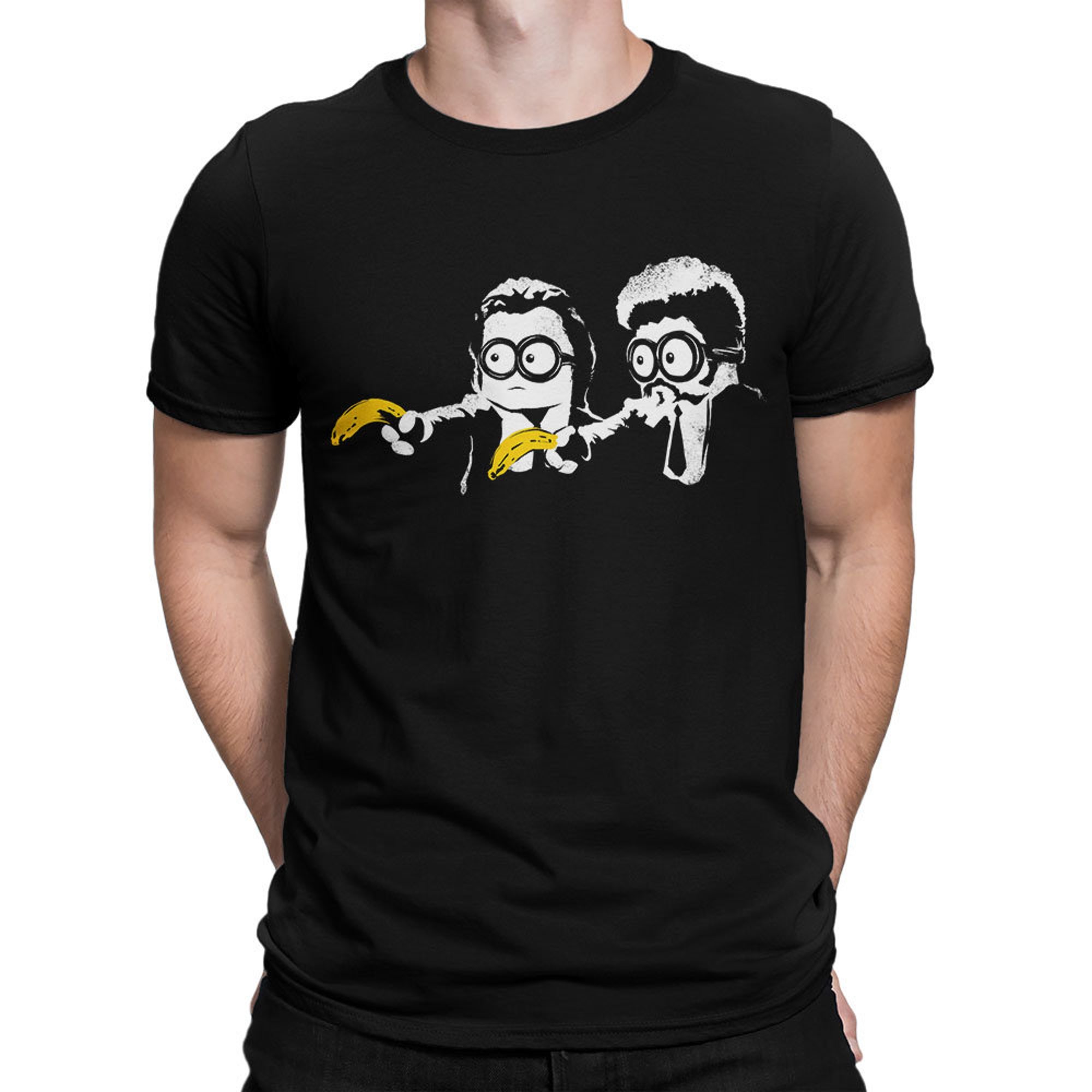Discover Maglietta T-Shirt Uomo Donna Bambini Minions Pulp Fiction Style