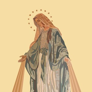 Arte Digitale Maria Madre di Gesù Cristo