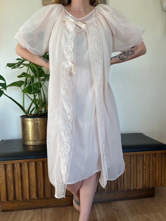 Vintage 60s Radcliffe Night Gown Baby Doll. Night… - image 5