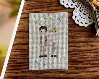 You've Got Mail Cross Stitch Pattern You've Got Mail Joe and Kathleen Cross Stitch Pattern Cute Movie Character Cross Stitch PDF Pattern