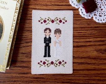 Schema punto croce Orgoglio e pregiudizio: Mr Darcy ed Elizabeth (PDF)