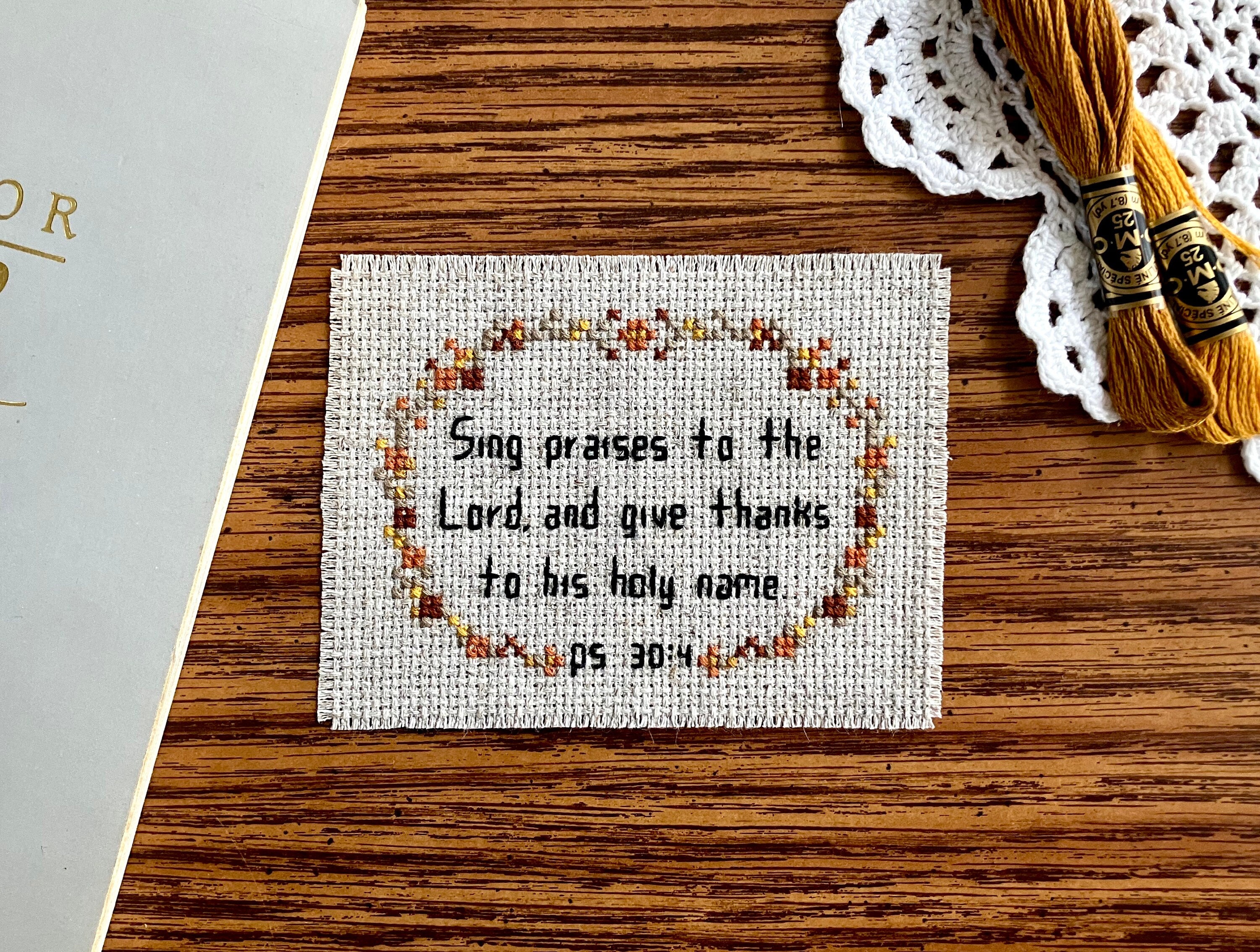 【希少！】Cross stitch letters BIBLE 希少！】Cross stitch letters BIBLE 希少！】Cross stitch