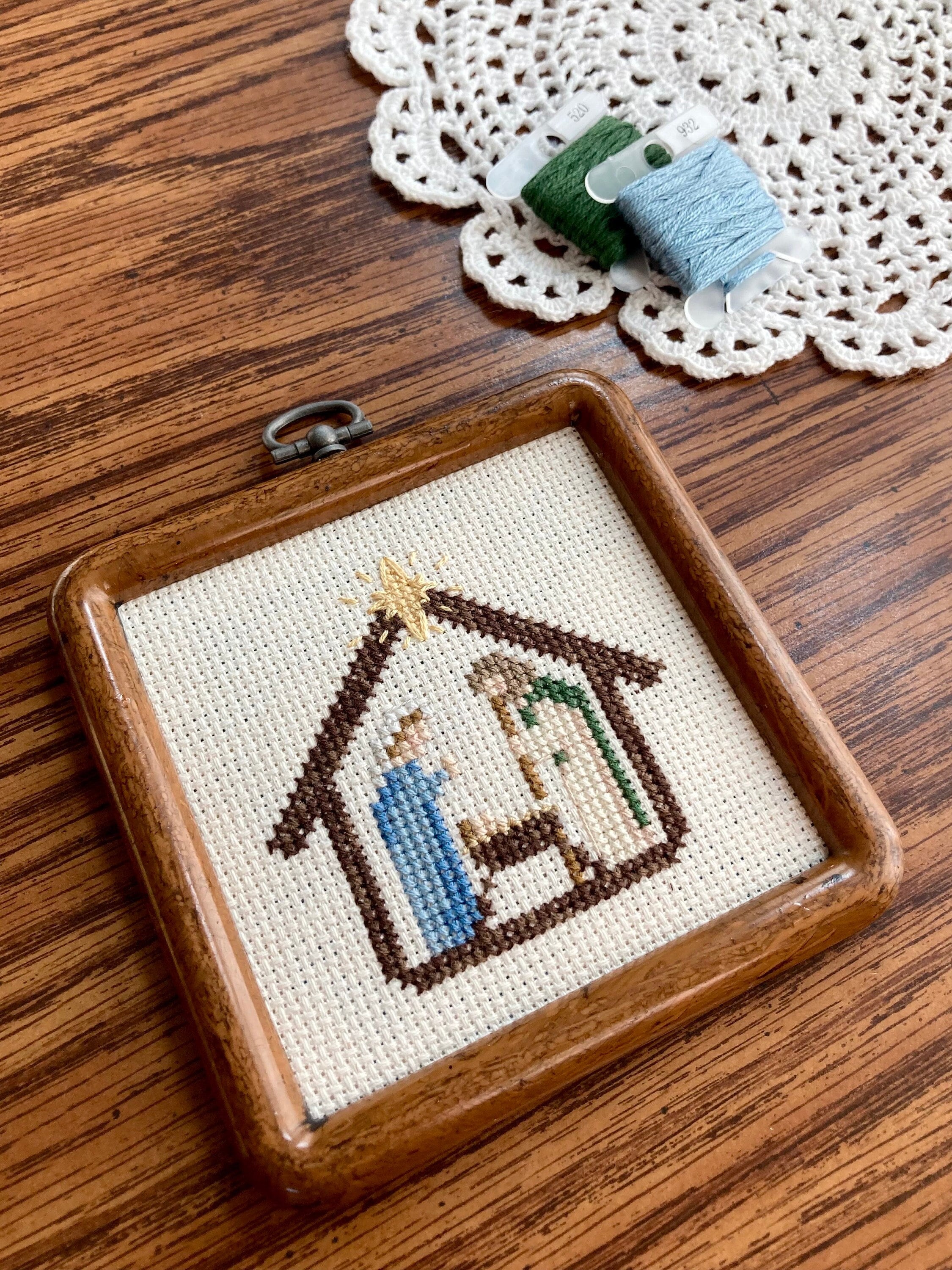 Small Nativity Cross Stitch Simple Nativity Cross Stitch Nativity Cross Stitch Pattern Simple Christian Cross Stitch Christmas Cross Stitch