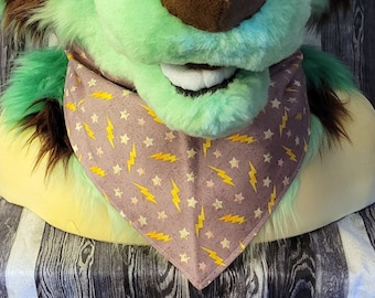 Bandana di Fursuit - Stelle e fulmini