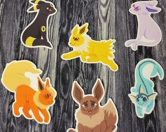Eeveelution-vinylstickers