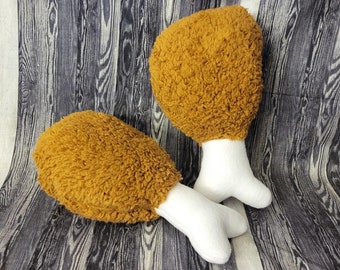 Chicken Leg Plushie Prop