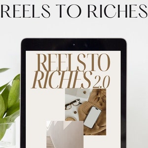 Reels to riches w / MRR, Ein Reels-Handbuch, das sich tatsächlich in Verkäufe umwandelt, mit Testimonials und kostenlosen Updates.