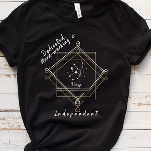 Virgo T-shirt, Women&#39;s Virgo Tee, Virgo Shirt, Virgo Tee, Zodiac Shirt, Virgo Birthday, Zodiac Gifts, Unisex Adult Clothing