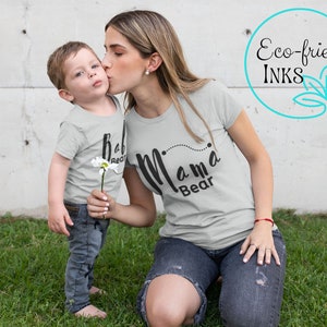 Mommy and Me Shirts, Mommy and Me Outfits, Mommy and Me Matching, New Mom Gift, Gift for New Mom, Momma Bear Tee, Mommy and Baby Bear shirts