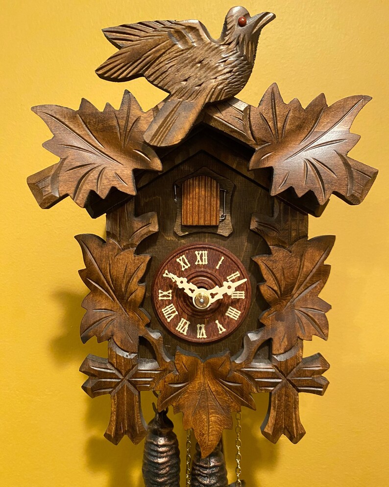 Working Cuckoo Clock Vintage Etsy