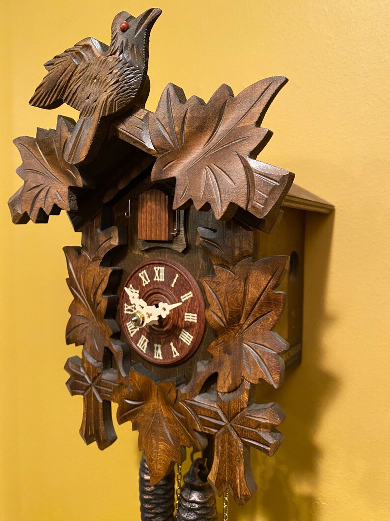 Working Cuckoo Clock Vintage Etsy