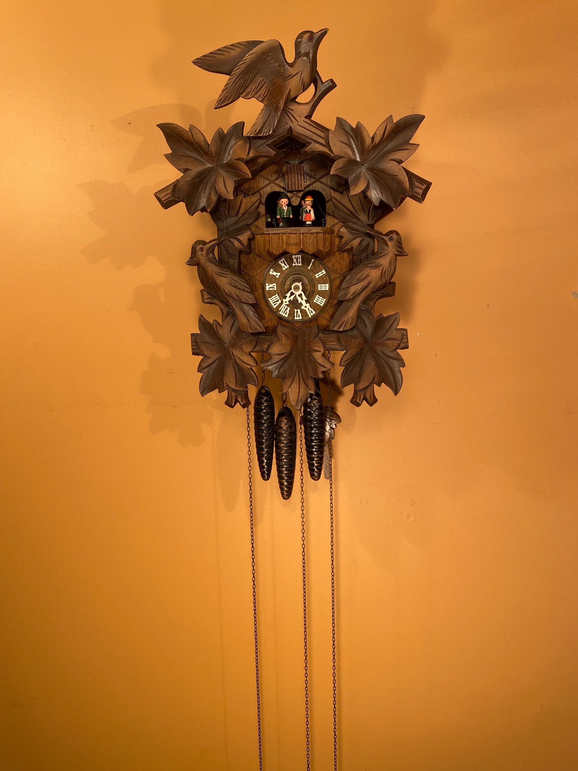SCHNEIDER カッコウ時計 木製　ドイツ製 Working ~ 1-day Schneider Musical Cuckoo Clock - Etsy