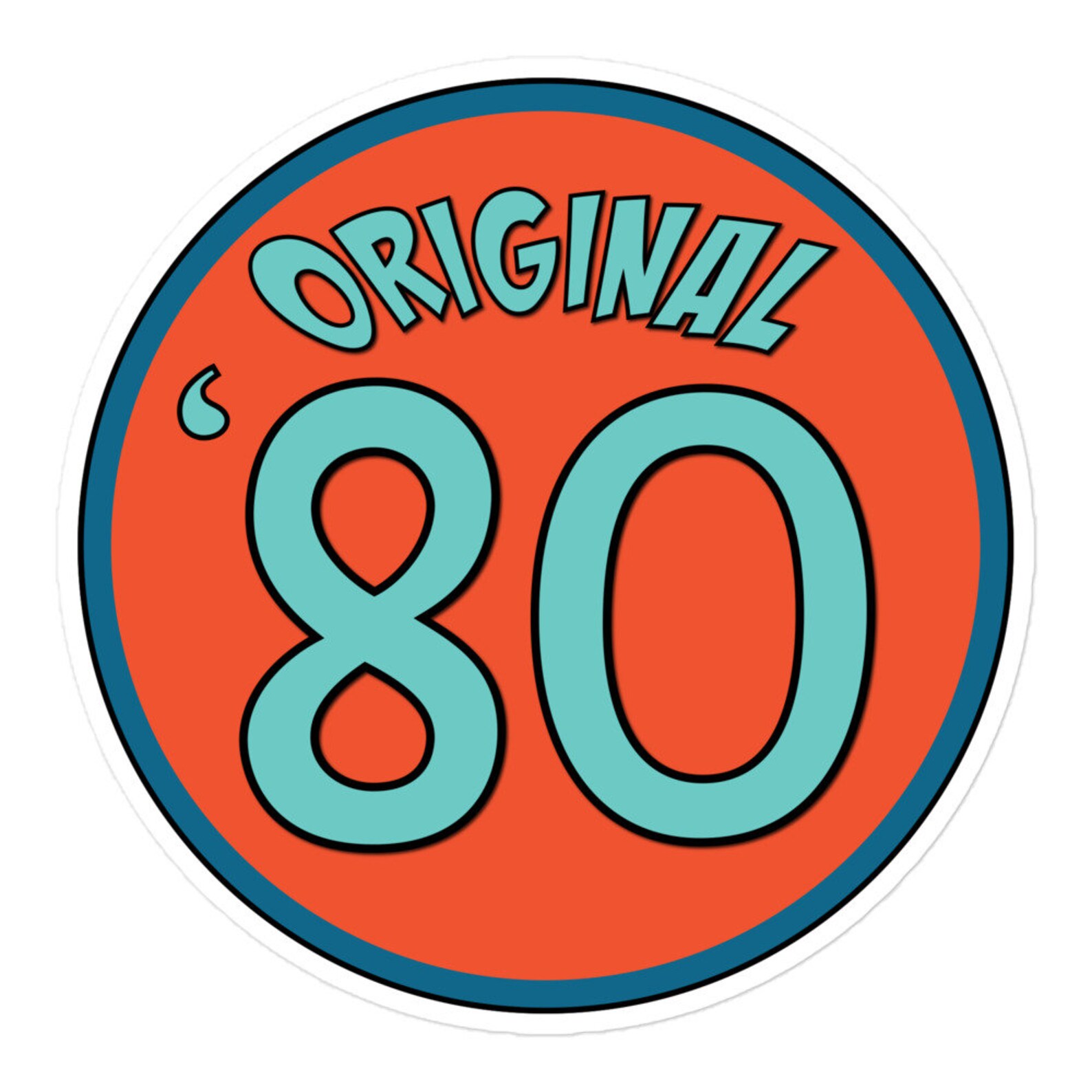 Origin 8 Sticker Original '80 - Gen X Sticker - Etsy