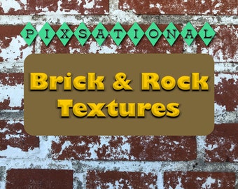 Pixsational Brick & Rock Texture Digital Bundle