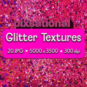 Pixsational Glitter Texture Backgrounds - Digital Bundle, Textures, Backgrounds