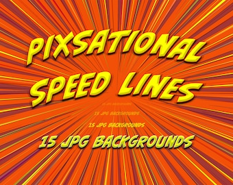 Pixsational Speed Lines - achtergronden, digitale kunst