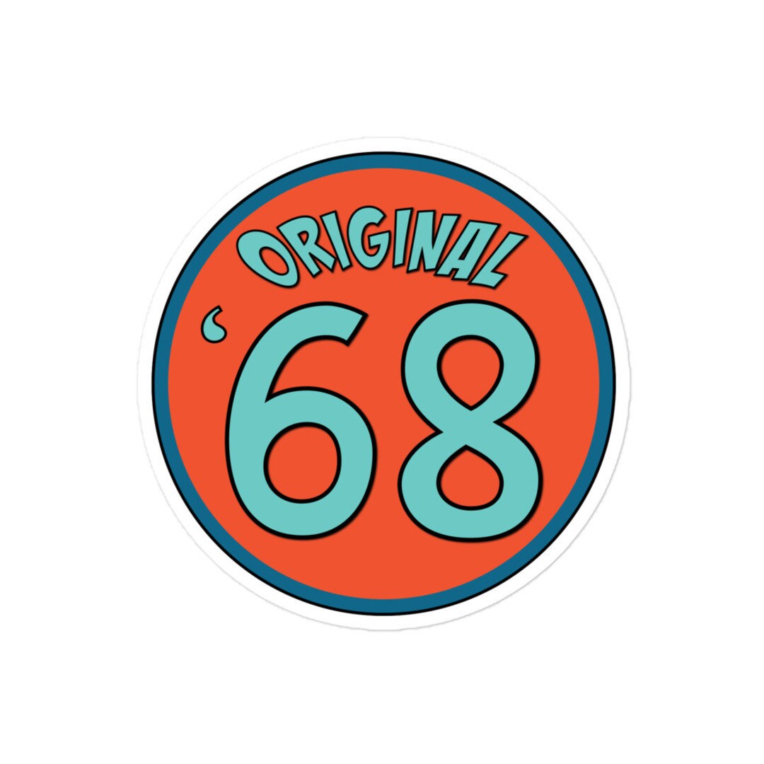 Original '68 - Gen X Sticker - Etsy