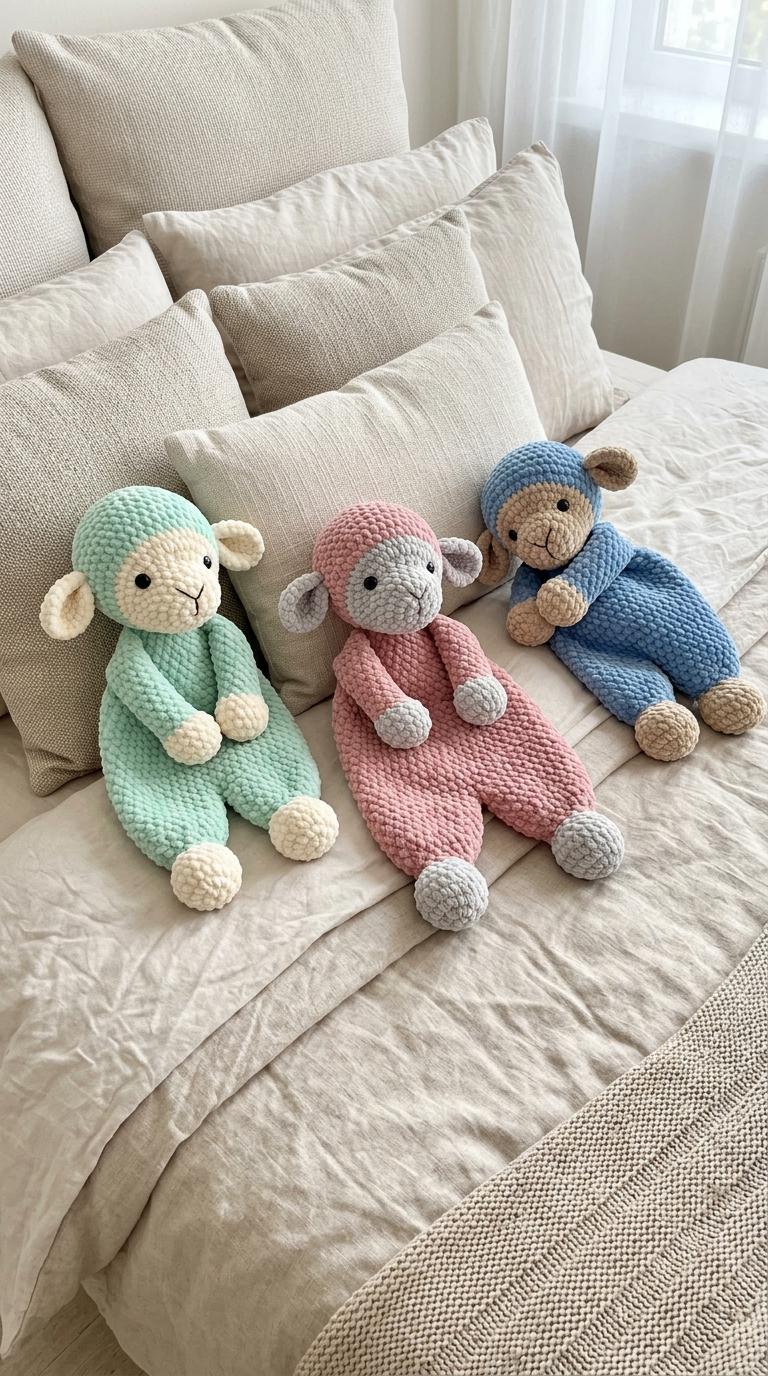 Sheep Crochet Pattern Amigurumi PDF, Cute Lamb Plush Toy, Soft Animal ...