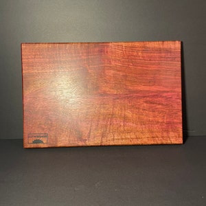 Handmade Highly Figured Purpleheart Cutting Board/Charcuterie Board