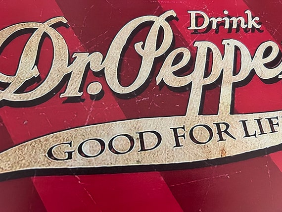 Dr Pepper Tin Metal Sign Man Cave Decor Garage Gifts for Men Wall