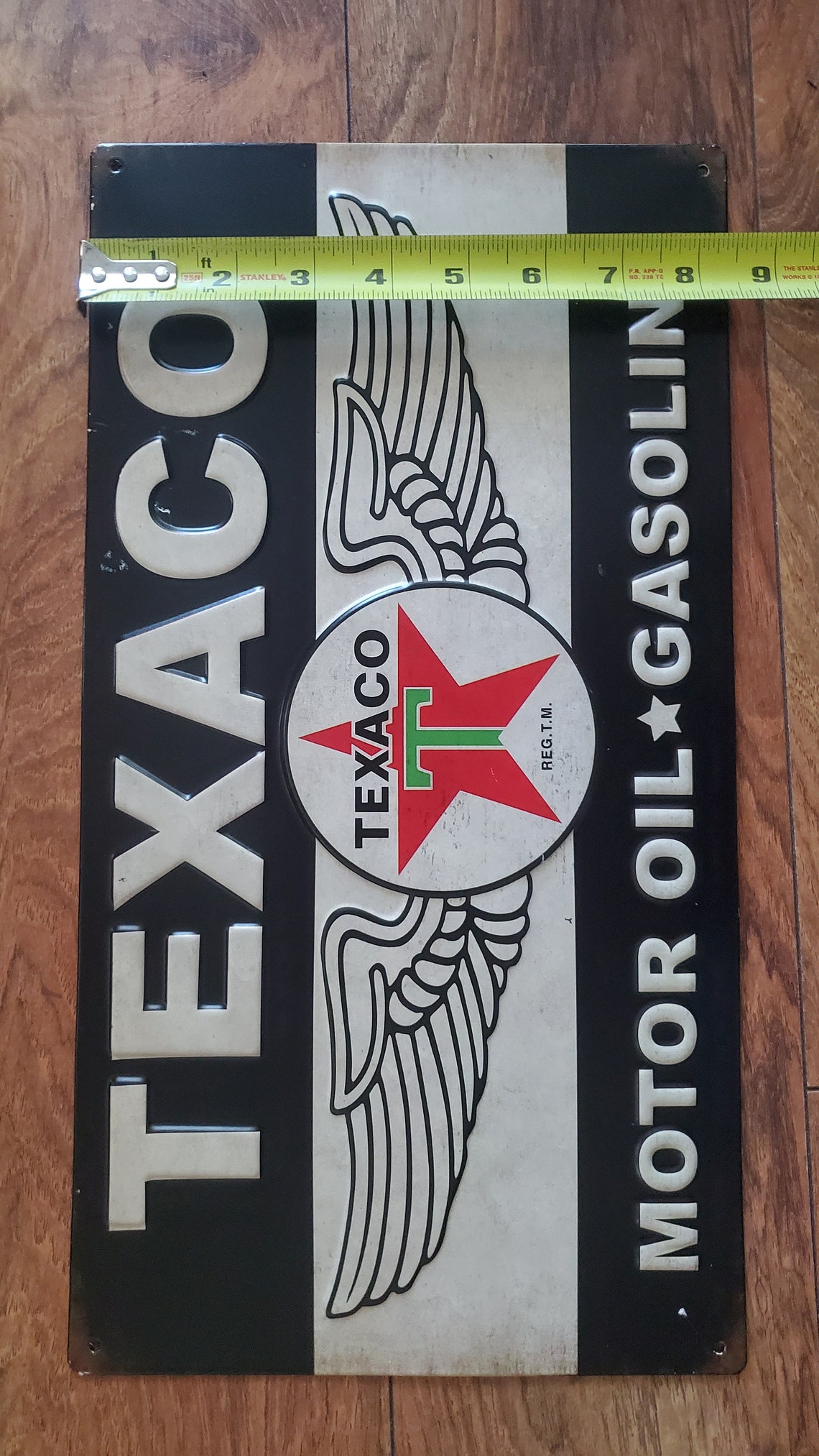 Winged Sign Texaco Winged Metal Sign 16