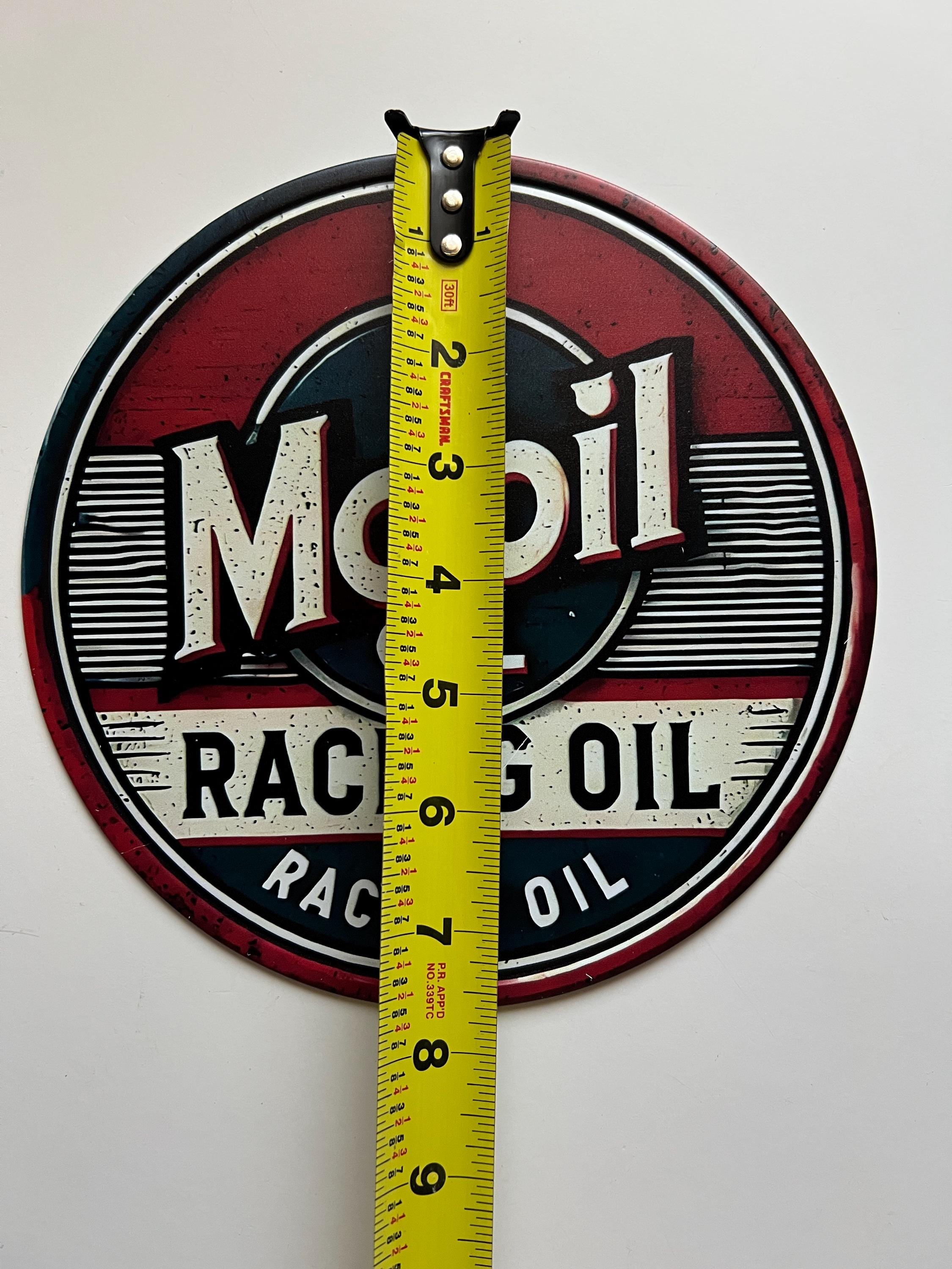 モービルガソリン 8インチ ブリキ看板 モーターオイル ガソリン